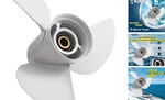 Oem Upgrade 14X19-M Aluminum Boat Propeller For Yamaha 150HP White 3-BLADES. Fixed Price $189.86.
