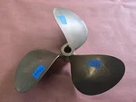 Rh Ni-bral 14" X 18P Michigan Wheel/federal Cup Inboard Prop, 1/8" Bore, P7569. Fixed Price $116.00.