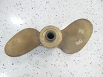 Evinrude Johnson 13X18" Brass 2-BLADE Right Hand Propeller 0381464. Fixed Price $149.99.