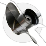 Omc Cobra Sx Volvo Penta 14-1/4 21 Pitch Lh Stainless Steel Propeller 3850322. Fixed Price $262.99.