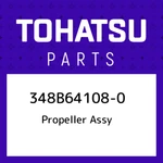 348B64108-0 Tohatsu Propeller Assy 348B641080, New Genuine Oem Part. Fixed Price $290.28.