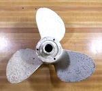 Omc Aluminum Pin Drive Boat Prop 12"X16" Pitch Rh 381186. Fixed Price $50.00.