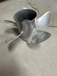 Used Stainless Steel Boat Props. Fixed Price $450.00.