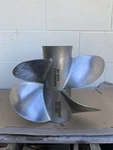 Mercury Bravo Stainless Propeller Set For 3327,3326. Fixed Price $600.00.