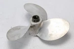 012063 J/e Michigan Wheel 10-1/2 X 8 Stainless Propeller 2-10 Hp Pin Drive New. Fixed Price $58.00.