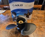 Solas Amita 13-1/2 X Rh 1411-135-15 Aluminum Propeller. Merc 90PH-115PH. Fixed Price $115.00.