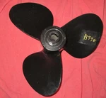 Michigan Wheel 14 X 12 PR-118 Aluminum Propeller For Omc Model 1966-77 (B996). Fixed Price $145.00.