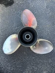 013070 Michigan Rapture Evinrude Johnson Omc 14 1/4 X 21 Stainless Propeller V6. Fixed Price $179.99.