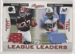 2011 Prestige League Leaders Materials /200 Chris Johnson Michael Turner #6 9ET. Fixed Price $6.58.