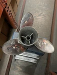 SS#459 Quicksilver Mirage 14.625X23 Lh 3B Stainless Steel Propeller. Fixed Price $325.00.