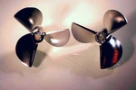 Rc Boat Power Props 50MM 1.4 Pitch 3 Blade Cnc Aluminum Pair (lh/rh). Fixed Price $60.95.