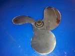 Michigan 072131 Yy 10-3/8" X 11-1/2 Propeller Force Mercury 40HP. Fixed Price $91.55.