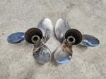 Pair Of 15 1/2" X 17P Quicksilver Thunderbolt Ss Props, Mirage, P10798 P10799. Fixed Price $682.00.