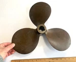 Vintage Columbian Hydrosonic 15" Brass Bronze Boat Propeller Lg P14. Fixed Price $300.00.
