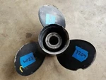 Aluminum 13 3/4" X 15P Quicksilver Prop, 2034P15, Fits Many, Flo Torq, # 1204. Fixed Price $23.00.