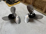 Mercury Racing Outboard Propeller Enertia Eco Xp Lh/rh Pair 22.5X16. Fixed Price $1400.00.