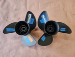Re-conditioned Pair Of 13 3/4" X 17P Yamaha Ss Props, 17-M, 17-ML, P10948 P10949. Fixed Price $609.00.