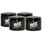 Wix Set Of 4 Engine Motor Oil Filters For Chrysler Dodge Hyundai Mazda Gas. Fixed Price $42.95.