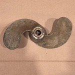 Johnson Evinrude 376968 376072 X 7.25 Propeller & Pin 5.5 And 6HP 55 To 65. Fixed Price $39.99.