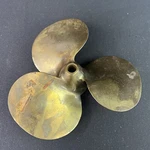 Vintage Brass Boat Propeller Johnson Motor Grand Rapids, Mi 9 3/4 X 7 1/4. Fixed Price $255.00.
