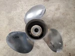 Counter 14 1/2" X 21P Michigan Wheel Ss Prop, 013023, Omc Evinrude Johnson P4676. Fixed Price $167.00.