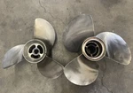 Oem 3857560 3857559 Volvo Penta Stainless Steel Dp-sm F3 Duo Propeller Set. Fixed Price $950.00.