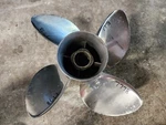 Blade 14 1/8" 19P Omc Evinrude Johnson Cyclone Ss Prop, 763942, Tbx, P7778. Fixed Price $200.00.