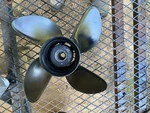 Propco Stainless Steel 4-BLADE Propeller Used Resale Boat Parts $100. Fixed Price $100.00.