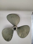 Vintage Bronze/copper Used 12" Propeller With Patina 6+ Pounds Nibral Alloy 1983. Fixed Price $139.99.