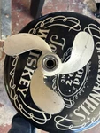 9X11 1950S Evinrude Rear Pin Drive Propeller. Fixed Price $45.00.