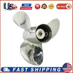 8 Tooth 9.25X9 Stainless Steel Propeller For Mercury Outboard Engines 6-15HP. Fixed Price $145.69.