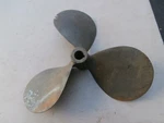 Vntg 9-61 Bronze Boat 3 Blade Propeller 20 X 24 Rh 1/4" Grand Rapids Mi. Fixed Price $219.99.
