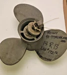 Mercury Propeller 48-77340A4 14 13, Used. Fixed Price $79.99.