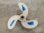 Aluminum 8 1/2" X 9P Michigan Wheel Prop, PJ-49, 012032, Pin Drive Hub, P4339. Fixed Price $28.00.