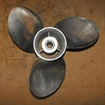 Oem Honda Stainless Steel 15 3/4 X Propeller. Fixed Price $115.00.