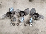 Triple Set Of 15 1/4" 21P Yamaha Saltwater Series Xl Ss Props, Sds P7001-P7003. Fixed Price $2000.00.
