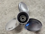 1/4" 19P Solas Lexor Stainless Propeller, 3571-153-19, Yamaha 4.75", P10988. Fixed Price $333.00.