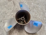 Single Rh Outer Rear 3 Blade Z15 Mercury Cummins Zeus Prop, 48-8M8021620, P8180. Fixed Price $1440.00.