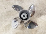 New Blade 13" X 21P Evinrude Johnson Rogue Stainless Propeller, 763968, # 1854. Fixed Price $417.00.