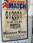 Michigan Wheel P/n 012001 6.125 X 4.5 Replaces Johnson 203919. Fixed Price $40.00.