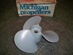 Michigan Propellers SMC-293 Aluminum 082024 15" X 17" 3-BLADE Light Use. Fixed Price $204.99.