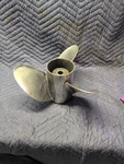 Raker 14 1/2 X 28P Stainless Steel Propeller Omc Evinrude Johnson Left Hand. Fixed Price $100.00.
