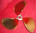 Michigan Wheel 18 X Left Hand Inboard Propeller 323213 1/2" Shaft (47-15). Fixed Price $749.00.