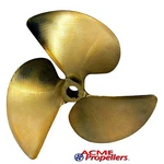 Acme 13 X 11.5 Inboard Propeller Right Hand Nibral Cupped 1" Bore Blade. Fixed Price $676.00.