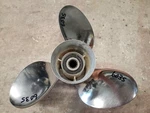 13 1/4" X 17P Michigan Wheel Rapture Ss Prop, 063043, Suzuki Spline Hub P6035. Fixed Price $223.00.
