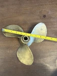 Vintage SMC-54 Michigan Wheel 10-1/2 Diameter 3 Blade Bronze Propeller Pin Drive. Fixed Price $65.00.