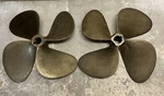 Michigan Wheel Dyna Quad 23 X Nibral Rh-lh Propeller Set. Fixed Price $2909.94.