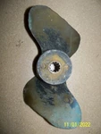 Old Bronze Mercury Quicksilver 48-23586A2-11 Propeller. Fixed Price $29.95.
