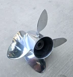 Stainless Steel Blade Boat Propeller - Fits Mercury M114 1/4 X 22 Turbo. Fixed Price $359.00.