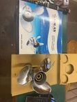Solas Prop Hr Titan E3 Suz/johnson/evnrd Ss 4-STROKE #3451-139-15. Fixed Price $325.00.
